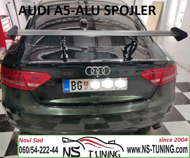 audi a5 aluminijumski gt spojler za gepek leteci ns tuning novi sad ugradnja